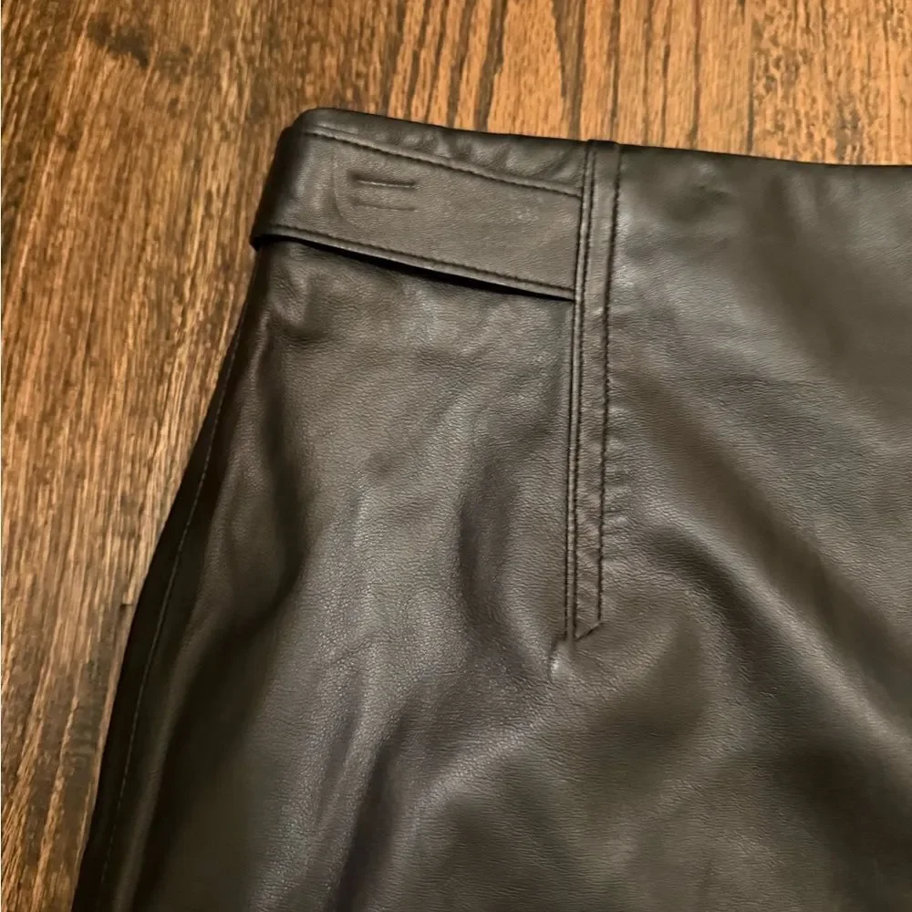 Vince  leather skirt